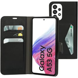 Mobiparts Classic Wallet Samsung Galaxy A53 Hoesje Bookcase Portemonnee - Zwart Mobiparts Classic Wallet Samsung Galaxy A53 Hoesje Bookcase Portemonnee - Zwart