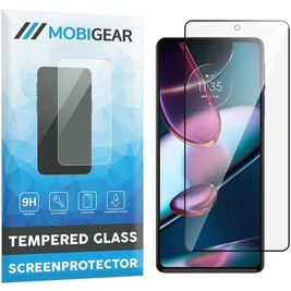 Mobigear Premium Motorola Edge 30 Pro Glazen Screenprotector - Case Friendly - Zwart