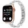 Mobigear Paris Stalen Apple Watch Bandje Vouwsluiting - 42/41/40/38 mm - Zilver