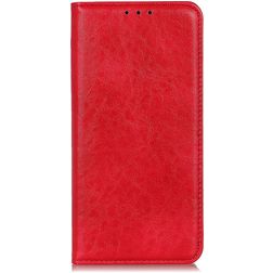 Mobigear Classic Elegance LG K61 Hoesje Bookcase Portemonnee - Rood