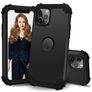 Mobigear Ultra Tough iPhone 11 Pro Hoesje Hardcase Backcover Shockproof - Zwart
