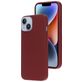 Mobiparts iPhone 14 Siliconen Hoesje Backcover - Plum Red