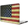 Mobigear Design MacBook Pro 13 Inch (2008-2012) Hoes Hardshell Laptopcover MacBook Case - US Flag - Model A1278
