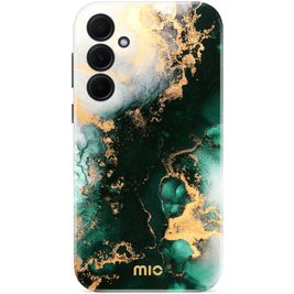 MIO Samsung Galaxy A35 MagSafe Hoesje Hardcase Backcover - Green Marble