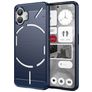 Mobigear Brushed Slim Nothing Phone (2) Hoesje Flexibel TPU Backcover - Blauw