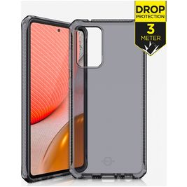 ITSkins SpectrumClear Samsung Galaxy A72 Hoesje Flexibel TPU Backcover Shockproof - Smoke
