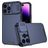 Mobigear Cam Slide iPhone 14 Pro Max Hoesje Hardcase Backcover met Camera Slider - Blauw