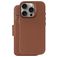 Decoded Detachable Wallet iPhone 16 Pro MagSafe Hoesje Echt Leer Uitneembare 2in1 Bookcase Portemonnee - Tan