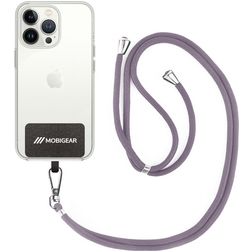 Mobigear Nylon Lanyard Universeel Telefoonkoord Verstelbaar - Platinum Grey