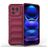 Mobigear Bumpy Xiaomi 13 Hoesje Flexibel TPU Backcover - Bordeaux Rood