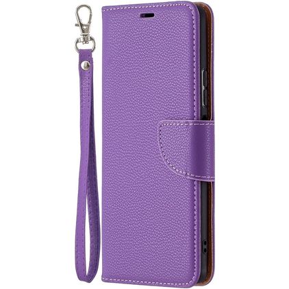Mobigear Excellent Xiaomi Redmi Note 10 Pro Hoesje Bookcase Portemonnee - Paars