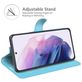 Mobigear Classic Samsung Galaxy S22 Hoesje Bookcase Portemonnee - Blauw