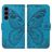 Mobigear Butterfly Samsung Galaxy S26 FE Hoesje Bookcase Portemonnee - Blauw
