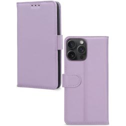 Mobilize Premium Gelly Wallet iPhone 15 Pro Max Hoesje Bookcase Portemonnee - Paars