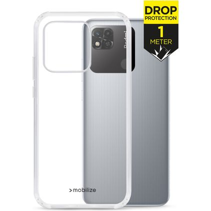 Mobilize Naked Protection Doorzichtig Xiaomi Redmi 10A Hoesje Hardcase Backcover Shockproof - Transparant