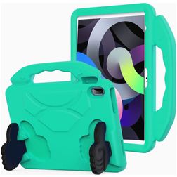 Mobigear Thumbs Up iPad 11 (2025) Kinder Tablethoes met Handvat - Turquoise