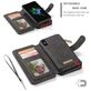 Caseme 007 iPhone XS Hoesje Uitneembare 2in1 Bookcase Portemonnee - Zwart