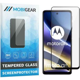 Mobigear Premium Motorola Moto G31 Glazen Screenprotector - Case Friendly - Zwart