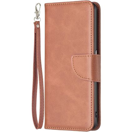 Mobigear Excellent OPPO A76 Hoesje Bookcase Portemonnee - Bruin