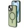 Mobiparts Hardcover iPhone 15 MagSafe Hoesje Hardcase Backcover - Satin Green