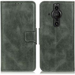 Mobigear Classy Sony Xperia Pro-I Hoesje Bookcase Portemonnee - Groen