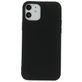 Mobiparts iPhone 12 Siliconen Hoesje Backcover - Zwart
