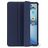 Decoded Textured Slim iPad Air 13 Inch (2024) Hoes Flexibel Siliconen Bookcase - Navy Peony