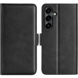 Mobigear Slim Magnet Samsung Galaxy S25 FE Hoesje Bookcase Portemonnee - Zwart