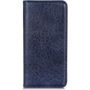 Mobigear Classic Elegance Motorola One Fusion Plus Hoesje Bookcase Portemonnee - Blauw