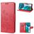 Mobigear Flowers Motorola Moto G82 Hoesje Bookcase Portemonnee - Rood