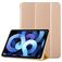 Mobigear Tri-Fold Gel iPad Air 5 (2022) Hoes TPU / Kunstleer Bookcase - Goud