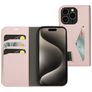 Mobiparts Classic Wallet iPhone 15 Pro Hoesje Bookcase Portemonnee - Roze