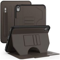 Mobigear Magnetic Folio iPad 11 (2025) Hoes Bookcase + Stylus Houder - Bruin