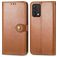 Mobigear Snap Button Realme GT Master Edition Hoesje Bookcase Portemonnee - Bruin