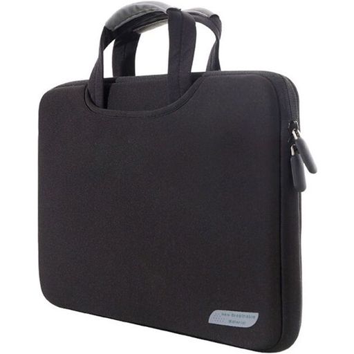 Mobigear Neon Neopreen Laptop Aktetas 11 - 12 inch Laptoptas + Handvat - Zwart