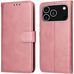 Mobigear Wallet iPhone 17 Pro Hoesje Bookcase Portemonnee - Roségoud