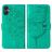 Mobigear Butterfly Samsung Galaxy A05 Hoesje Bookcase Portemonnee - Groen
