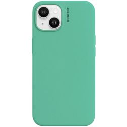 Nudient Base iPhone 14 Siliconen Hoesje Backcover - Mint Green