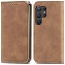 Mobigear Retro Slim Samsung Galaxy S25 Ultra Hoesje Bookcase Portemonnee - Bruin