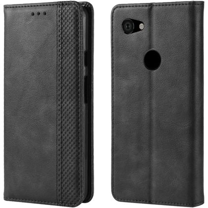 Mobigear Sensation Google Pixel 3a Hoesje Bookcase Portemonnee - Zwart