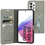 Mobiparts Classic Wallet Samsung Galaxy A53 Hoesje Bookcase Portemonnee - Granite Grey
