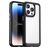 Mobigear Crystal iPhone 15 Pro Hoesje Hardcase Backcover - Transparant / Zwart