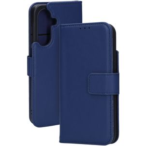 Mobiparts Samsung Galaxy A26 Hoesje Echt Leer Bookcase Portemonnee - Blauw