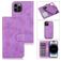 Mobigear Wallet iPhone 15 Pro Hoesje Uitneembare 2in1 Bookcase Portemonnee - Paars