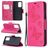 Mobigear Butterfly Samsung Galaxy A52 Hoesje Bookcase Portemonnee - Magenta