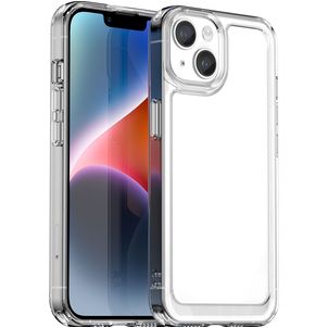 Mobigear Crystal Doorzichtig iPhone 15 Plus Hoesje Hardcase Backcover - Transparant
