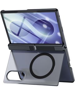 Mobigear Kickstand Samsung Galaxy Z Fold 8 MagSafe Hoesje Hardcase Backcover Shockproof met Standaard - Zwart