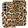 My Style Flex Wallet Samsung Galaxy S25 Hoesje Bookcase Portemonnee - Wild Leopard
