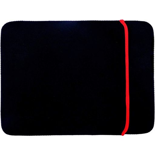 Mobigear Two Way Neopreen Laptop Sleeve 15.4 inch Laptop hoes - Zwart / Rood