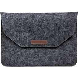 Mobigear Envelope Vilt Laptop Sleeve (max 25 cm x 37 cm) Laptop hoes - Zwart